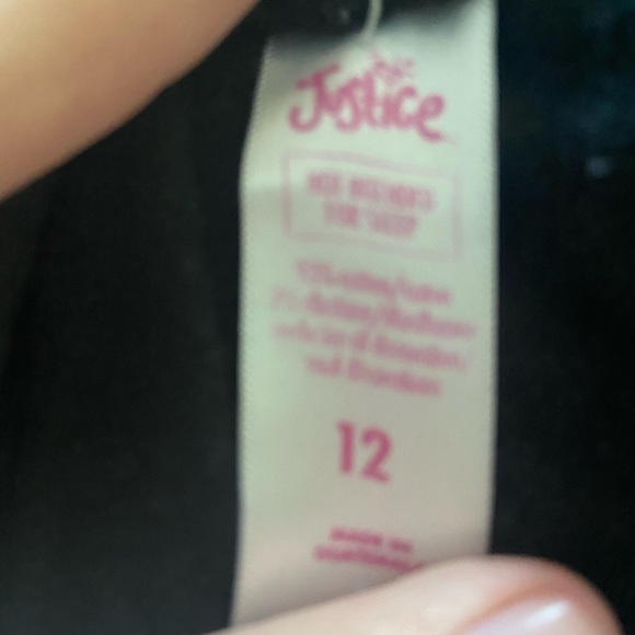 JUSTICE black leggings - Picture 2 of 2